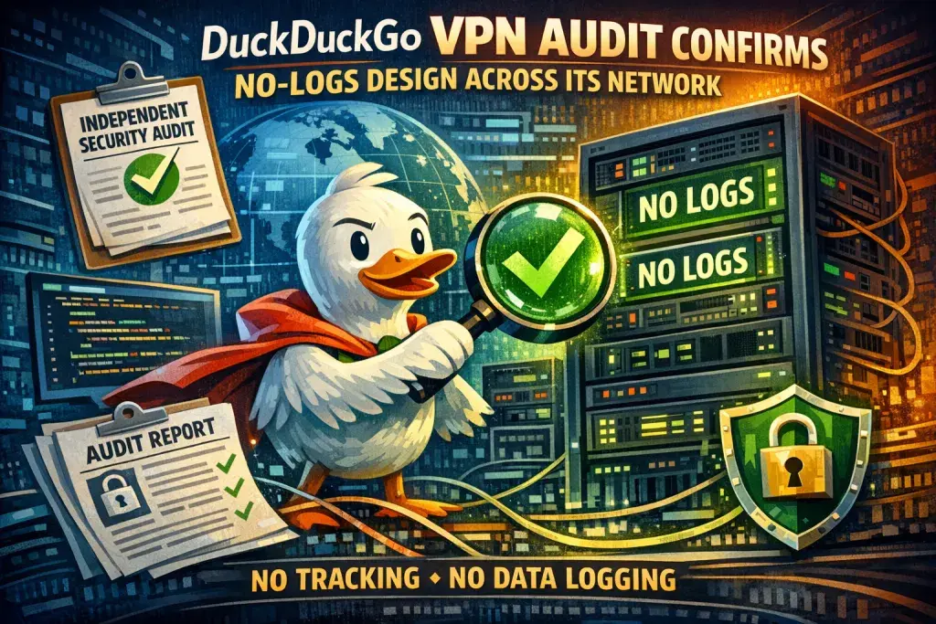 DuckDuckGo VPN Audit Confirms No-Logs Design Across Its Network
